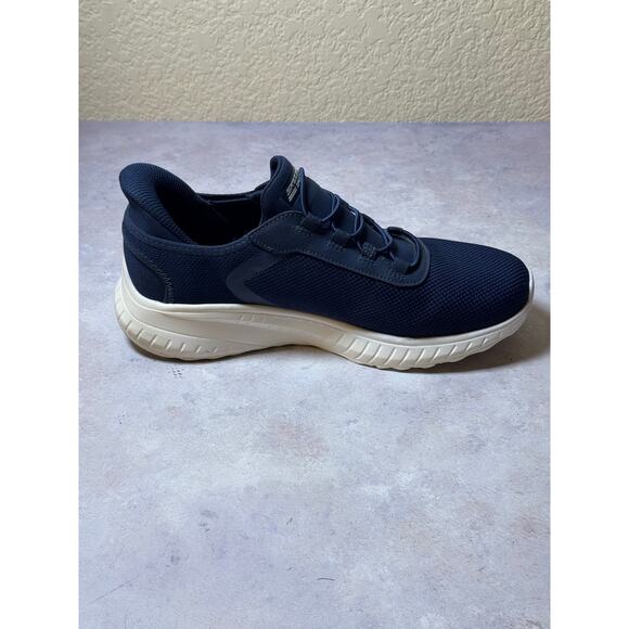 SKECHERS BOBS SPORT Slip-ins Memory Foam Slate Blue Men’s 8 SN 118303 main image 5